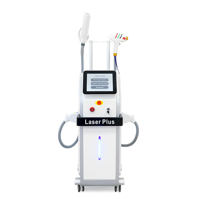 2in1 Diode + Pico Laser Hair Removal Xóa hình xăm Phục hồi da Thiết bị làm đẹp