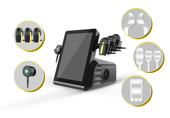 Máy EMS RF cho mặt, Bộ đồ EMS, Miếng đệm điện, Làm săn chắc da, Xóa nếp nhăn, Chống lão hóa