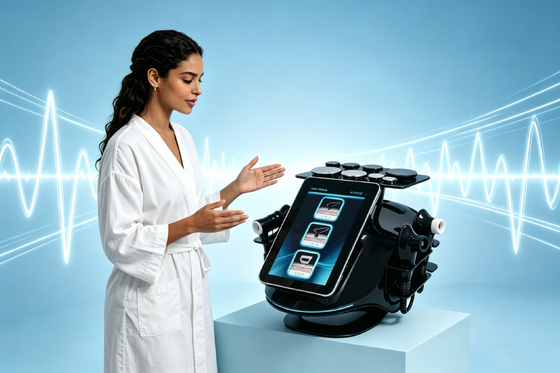 Máy 448K Hazeen Máy Vật lý trị liệu Giảm béo Cơ thể Thiết bị Làm đẹp