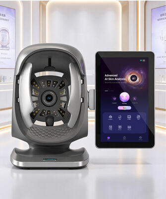 Máy phân tích da mặt mới được hỗ trợ bởi AI: Thiết bị màn hình 15,6 inch để phát hiện đa phổ độ ẩm và sắc tố da.