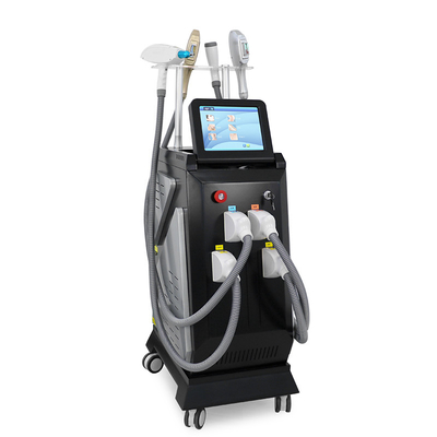 4 trong 1 OPT IPL Rf Nd YAG Xóa lông Không đau Thanh phục da Máy làm đẹp