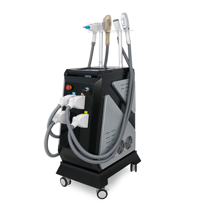 4 trong 1 OPT IPL Rf Nd YAG Xóa lông Không đau Thanh phục da Máy làm đẹp