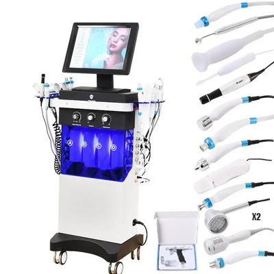14 trong 1 Hydrofacial dermabrasion bong bóng lớn oxy xịt mặt dẫn máy trẻ hóa da