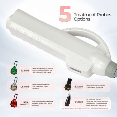 Máy loại bỏ hình xăm bằng laser Picosecond Q-Switched Clinical Korea 1064nm Pico Laser Máy di động