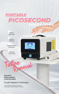 Máy loại bỏ hình xăm bằng laser Picosecond Q-Switched Clinical Korea 1064nm Pico Laser Máy di động