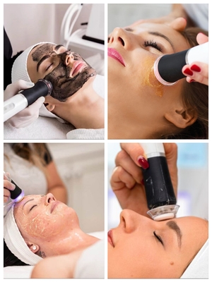 3 trong 1 Oxygen Jet Peel Infusion Face Lift Tightening Beauty Skin Care CO2 Bubble Oxygenation Exfoliate Oxygen Facial Machine