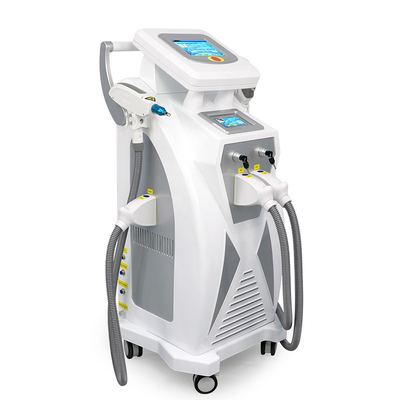 Màn hình kép 3 trong 1 đa chức năng RF Face Lifting Nd Yag Laser Xóa hình xăm OPT IPL Máy loại bỏ lông