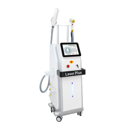 2in1 Diode + Pico Laser Hair Removal Xóa hình xăm Phục hồi da Thiết bị làm đẹp