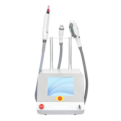 OEM loại bỏ lông hình xăm loại bỏ da máy thắt chặt 3 tay cầm RF Elight IPL Nd Yag Laser 5 trong 1 đa chức năng máy làm đẹp