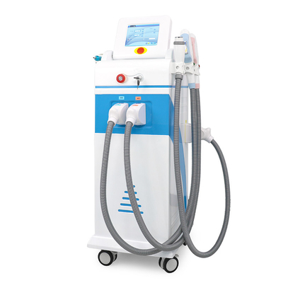 Máy làm đẹp 4 trong 1 với thiết bị loại bỏ lông Elight Laser RF IPL Nd Yag