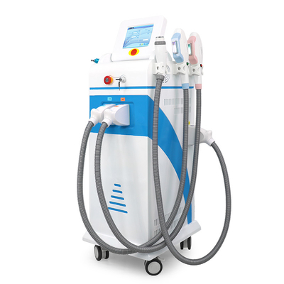Máy làm đẹp 4 trong 1 với thiết bị loại bỏ lông Elight Laser RF IPL Nd Yag
