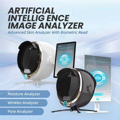 Máy phân tích da 3D di động Máy quét khuôn mặt Công nghệ AI mới cho phân tích cơ thể tóc Máy chẩn đoán xét nghiệm da salon nâng cao