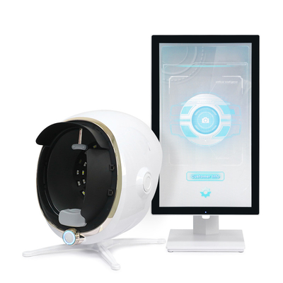 Máy phân tích da 3D di động Máy quét khuôn mặt Công nghệ AI mới cho phân tích cơ thể tóc Máy chẩn đoán xét nghiệm da salon nâng cao