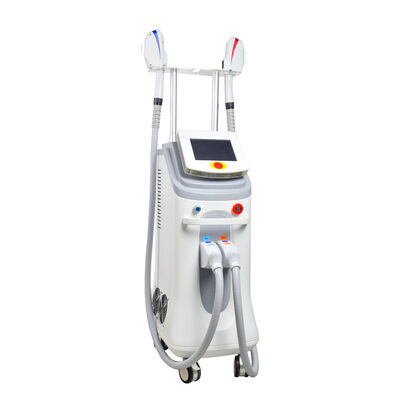 2 handle laser Beauty Machine Vertical laser hair removal machine Laser mole removal Multi-handle laser machine