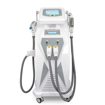 Thiết bị làm đẹp Laser Đa chức năng Ba trong Một - Máy triệt lông Laser cầm tay ba tay dọc, triệt lông Laser an toàn không đau, máy xóa xăm bằng Laser