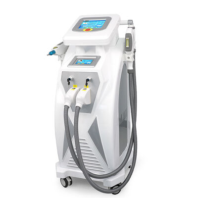Thiết bị làm đẹp Laser Đa chức năng Ba trong Một - Máy triệt lông Laser cầm tay ba tay dọc, triệt lông Laser an toàn không đau, máy xóa xăm bằng Laser