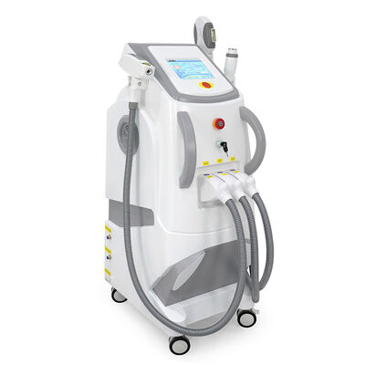 Three-in-One Multi-functional Laser Beauty machine Vertical Three handles Hair Removal Laser Painless Safe Hair Removal Laser Tattoo Removal RF machine