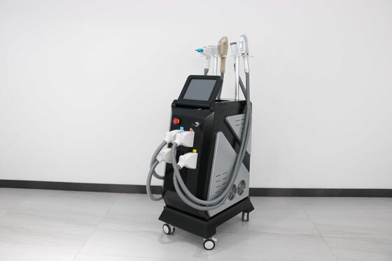 Máy làm đẹp dọc 4 trong 1 Thiết bị làm đẹp đa chức năng & Hệ thống loại bỏ lông bằng laser