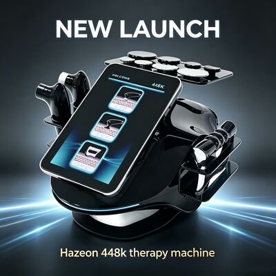 Hazeon 3 trong 1 Tecar CET RET Liệu pháp Diathermy Physiotherapy 448khz Máy liệu pháp Tecar Giải tỏa đau chấn thương thể thao