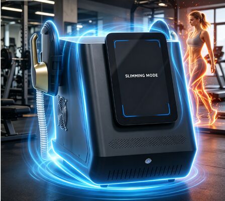 Máy điêu khắc cơ thể EMS di động với công suất đầu ra 2800W màn hình 12 inch và công nghệ EMSlim để kích thích cơ bắp