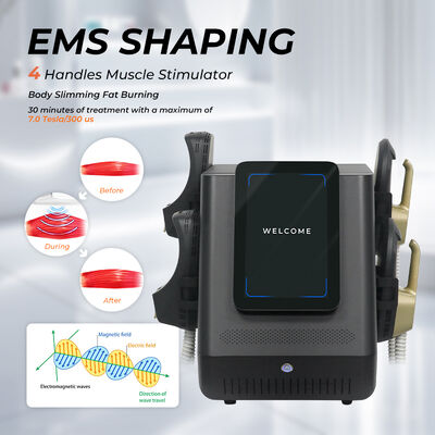 Máy EMSlim Neo RF với công suất đầu ra 3000W 4 bàn tay để điêu khắc cơ bắp và giảm cân cơ thể bằng công nghệ emsculpting