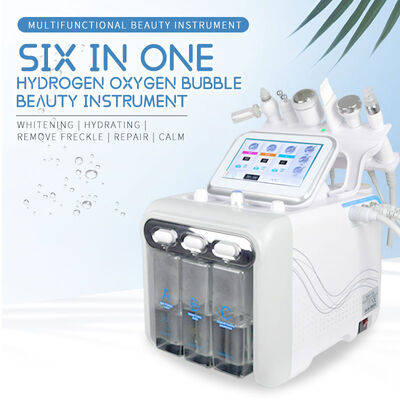 6 trong 1 Hydro Oxy Bubble Face Machine Blackhead Remover Salon Beauty Device