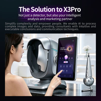 AI Magic 3d Mirror Face Scanner Analyzer De Piel Acne Skin Analysis Full Face Scanner Kiểm tra Máy phân tích da