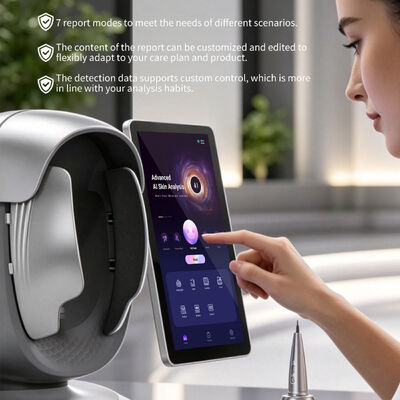 AI Magic 3d Mirror Face Scanner Analyzer De Piel Acne Skin Analysis Full Face Scanner Kiểm tra Máy phân tích da