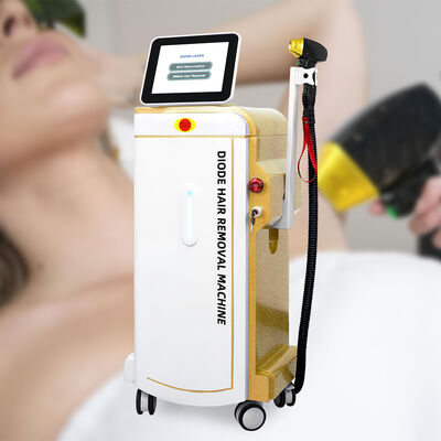 Máy tẩy lông bằng Laser Diode 600W 808nm có làm mát bằng đá và màn hình cảm ứng 8 inch