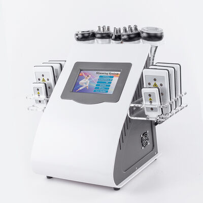 Máy giảm béo cavitation hút chân không 6 trong 1 với RF & EMS để tạo đường nét cơ thể, giảm mỡ và săn chắc da