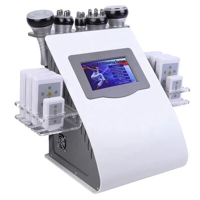 Máy giảm béo cavitation hút chân không 6 trong 1 với RF & EMS để tạo đường nét cơ thể, giảm mỡ và săn chắc da