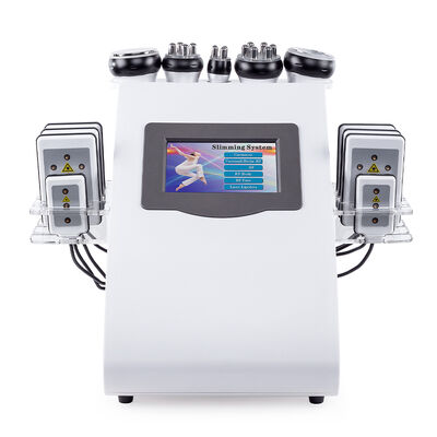 Máy giảm béo cavitation hút chân không 6 trong 1 với RF & EMS để tạo đường nét cơ thể, giảm mỡ và săn chắc da