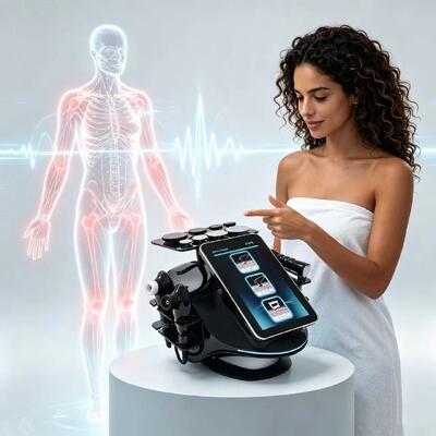 Máy chăm sóc trẻ hóa da mặt RF Tecar 448KHz Màn hình cảm ứng Thiết bị làm đẹp nâng cơ