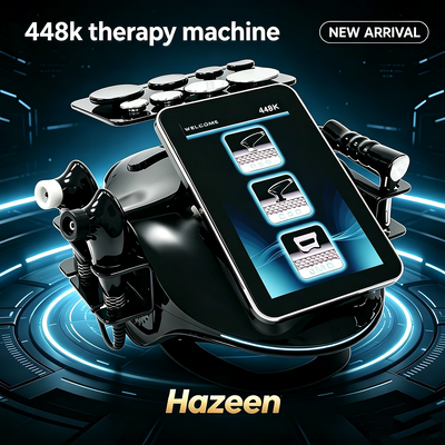 Máy Diathermy Tecar Hazeen 448K CET RET RF 448Khz Thiết bị làm đẹp phục hồi chức năng vật lý trị liệu làm săn chắc da cho phòng khám thẩm mỹ