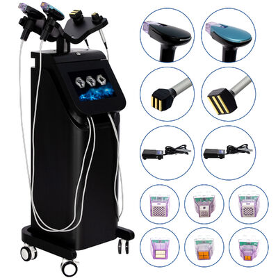 Máy Microneedle RF 4 Tay cầm Dọc M8 với Hệ thống Nâng cơ và Làm mát EMRF cho Quản lý Da Toàn diện